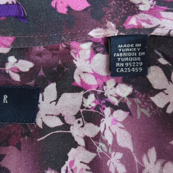 Ted Baker Men’s Floral Long Sleeve Button Down Shirt - Picture 12 of 16